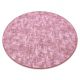 Carpet, round SOLID blush pink 60 CONCRETE 