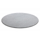 Alfombra CORE W9782 - estructural, dos niveles de vellón, marfil / gris
