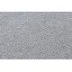 Carpet, round VELVET MICRO grey 90 plain, flat, one colour