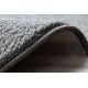килим CORE W9782 - структурно, две нива на руно, слонова кост / сив