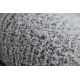 Alfombra CORE W9782 - estructural, dos niveles de vellón, marfil / gris
