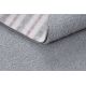 Alfombra CORE W9782 - estructural, dos niveles de vellón, marfil / gris