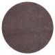 SAN MIGUEL szőnyeg kör barna 41 egyszerű, egyszínű