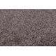 Carpet, round SAN MIGUEL brown 41 plain, flat, one colour