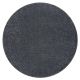 TAPIS cercle SAN MIGUEL gris 97 plaine couleur unie