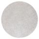 Carpet, round SAN MIGUEL cream 031 plain, flat, one colour