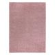 Teppich Teppichboden SANTA FE erröten rosa 60 eben, glatt, einfarbig