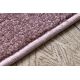 Carpet wall-to-wall SANTA FE blush pink 60 plain, flat, one colour