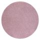 Kilimas Apskritas kilimas SANTA FE rožinė 60 sklandžiai, vienodas, vienspalvis
