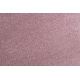 Carpet, round SANTA FE blush pink 60 plain, flat, one colour