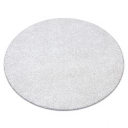 Carpet, round SANTA FE cream 031 plain, flat, one colour