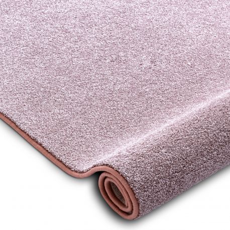 Carpet, round SAN MIGUEL blush pink 61 plain, flat, one colour