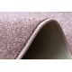 Fitted carpet SANTA FE blush pink 60 plain, flat, one colour