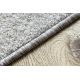 Fitted carpet SANTA FE cream 031 plain, flat, one colour