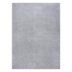 Килим SANTA FE сребърен 92 обикновен плътен цвят