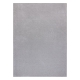 Килимові покриття VELVET MICRO сірий 90 рівнина суцільний колір