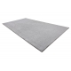 Fitted carpet VELVET MICRO grey 90 plain, flat, one colour