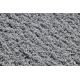 Anpassad matta VELVET MICRO grå 90 vanlig, platt, en färg