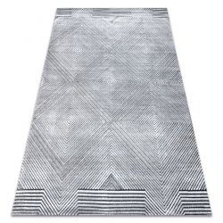 Alfombra Structural SIERRA G5012 Tejido plano gris - geométrico, diamantes