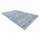 Килим Structural SIERRA G5018 плоски тъкани син - ленти, диаманти