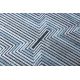 Teppich Strukturell SIERRA G5018 flach gewebt blau - Streifen, Diamanten