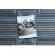 Matta Structural SIERRA G5018 Flat woven blå - stripes, diamonds