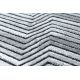 Koberec Strukturální SIERRA G5018 ploché tkaní šedá - proužky, diamanty