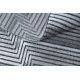Carpet Structural SIERRA G5018 Flat woven grey - stripes, diamonds