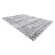 Килим Structural SIERRA G6042 плоский тканий світло-сірий - Геометричні, етнічні