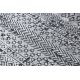 Preproga Strukturni SIERRA G6042 Ploščato tkano, dve ravni flisa svetlo siva - geometrijski, etnični