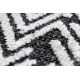 Tepih Strukturne SIERRA G6042 Ravno tkano, dvije razine flora svijetla Siva - geometrijski, etnički