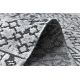 Teppich Strukturell SIERRA G6042 flach gewebt hellgrau - geometrisch, ethnisch