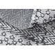 Tapis Structural SIERRA G6042 tissé à plat gris clair - géométrique, ethnique