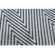 Koberec Strukturální SIERRA G5013 ploché tkaní šedá - zigzag, ethnic 