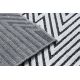 Koberec Štrukturálny SIERRA G5013 ploché tkanie sivá - zigzag, ethnic 