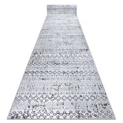 Alfombra de pasillo Structural SIERRA G6042 Tejido plano gris - geométrico, étnico