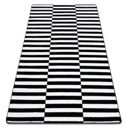 Carpet SKETCH - F132 white/black - stripes