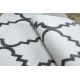 Tappeto SKETCH - F343 crema/grigio marocco trifoglio trellis