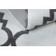 Koberec SKETCH - F343 Marocký jetel, Mřížka, krém-šedý