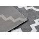 Tappeto SKETCH - F343 grigio/bianco marocco trifoglio trellis