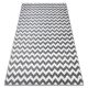 Tapijt SKETCH - F561 grijs /wit - Zigzag