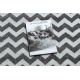 Tapis SKETCH - F561 gris et blanc - Zigzag