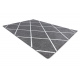 Alfombra SKETCH - F728 gris/crema trellis - Rombos