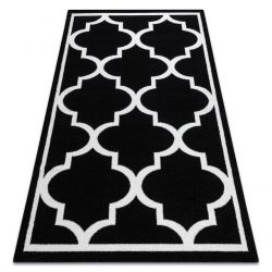Carpet SKETCH - F730 black/cream trellis