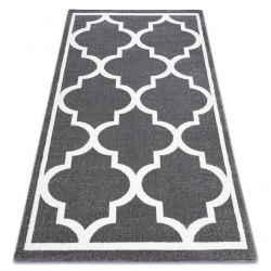 Sketch szőnyeg - F730 szürke / fehér Lóhere Marokkói Trellis