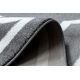 Tapete SKETCH - F730 cinzento/branco trevo marroquino trellis