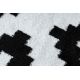 Tæppe SKETCH - F998 fløde/sort - Ruta-kvadrater