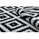 Carpet SKETCH - F998 cream/black - Squares