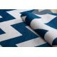 Carpet SKETCH - FA66 blue/white - Zigzag