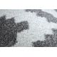 Sketch szőnyeg - F998 krém / szürke - Négyzetek Ruta